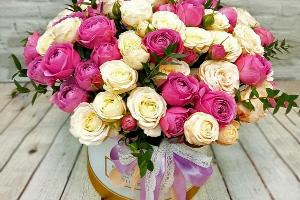 Большой ассортимент прекрасных, свежих и недорогих цветов в магазине «Дом Роз» с доставкой Город Москва