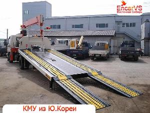 Эвакуатор со сдвижной платформой и КМУ в Уфе Kanglim KS-735N _1.jpg