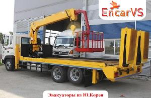 Эвакуатор со сдвижной платформой и КМУ Kanglim KS-1056 (5т. ) Город Уфа